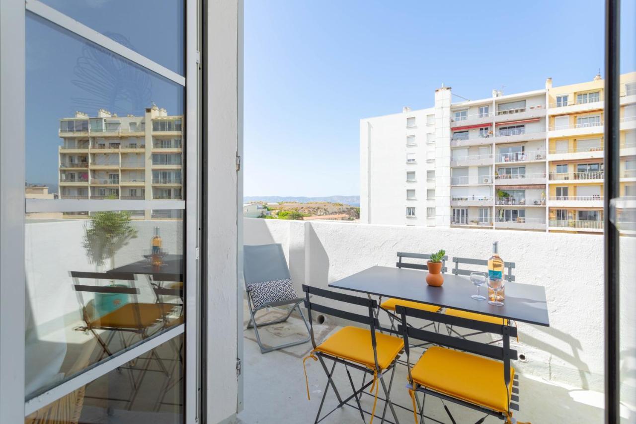 Maisonmars - Catalans Sur Mer - Appartement 1 Chambre - 4 Pers - Terrasse Vue Mer Clim Marseilles Exterior foto